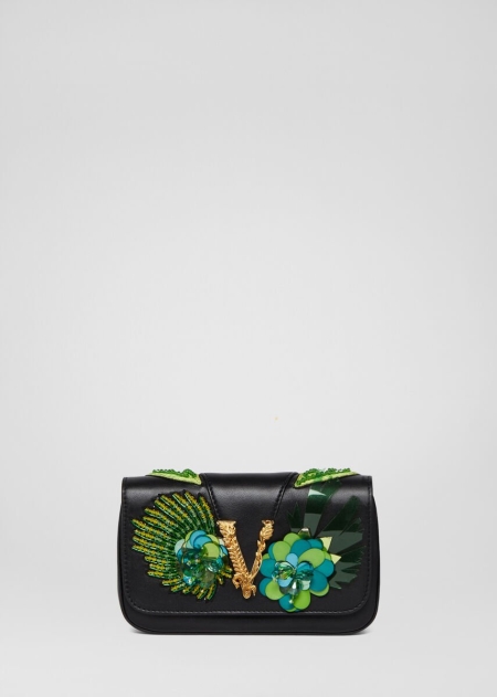 Geanta De Seara Versace Jungle Embroidered Virtus Dama | ZKJRHML-76